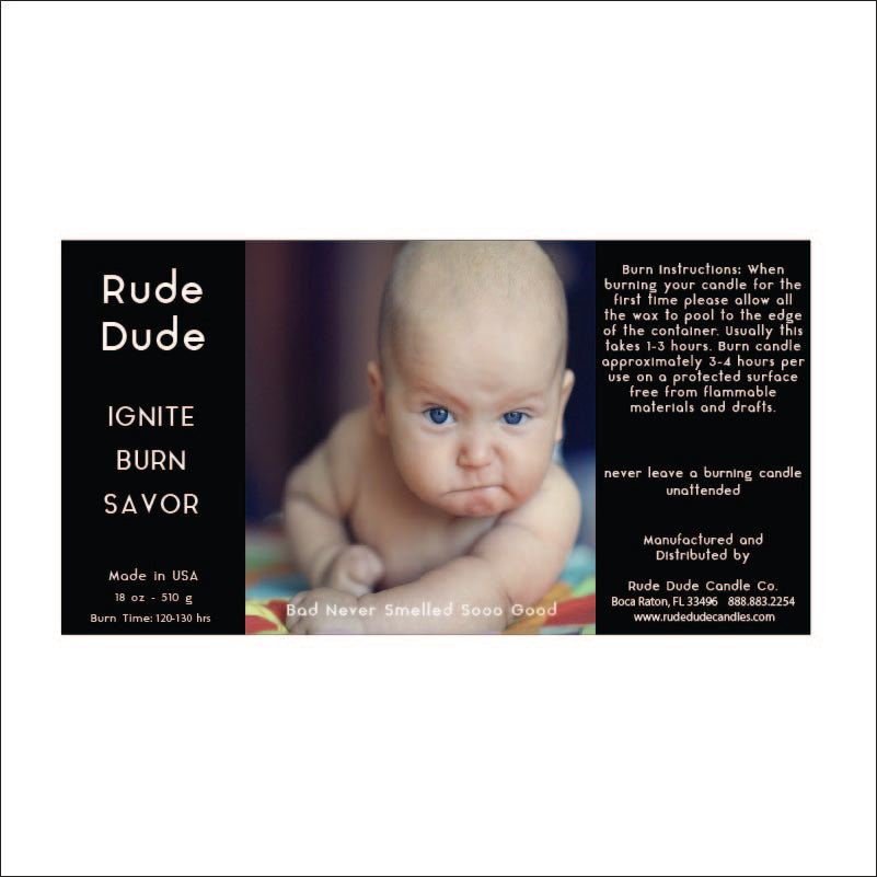 Rude Dude LEATHER - Candle 18 oz - 512 g