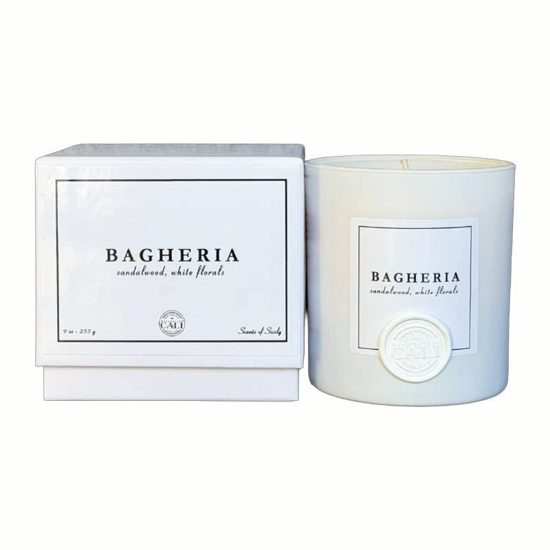 Bagheria - 9 oz candle (sandalwood, white florals)