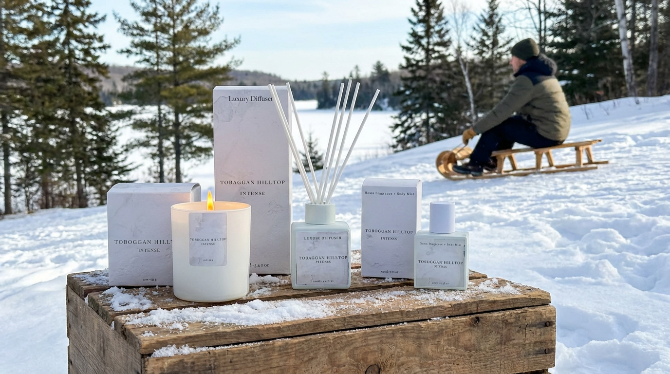 TOBOGGAN HILLTOP - Intense 9 oz Candle