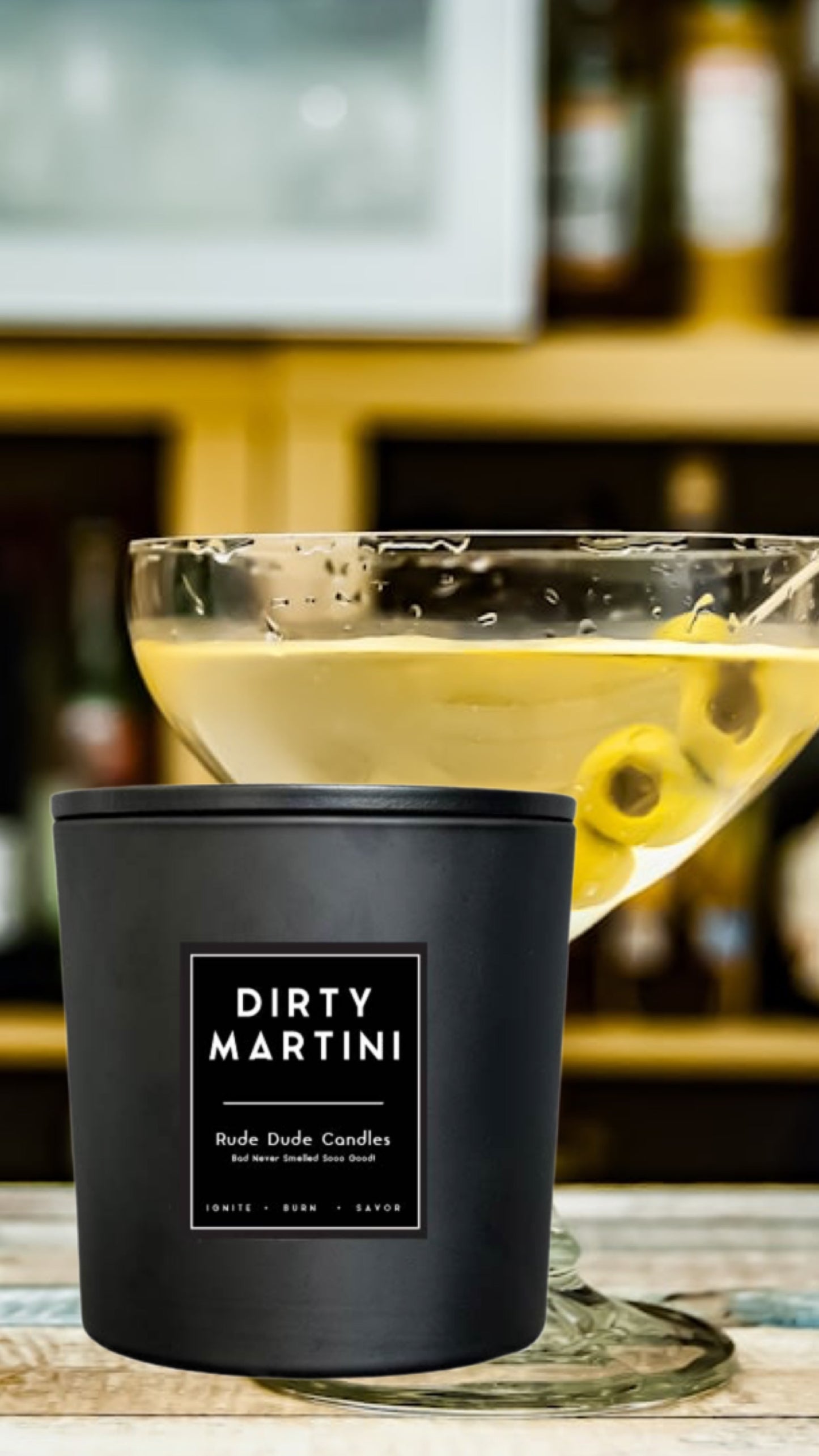 Rude Dude DIRTY MARTINI - Candle 18 oz - 512 g