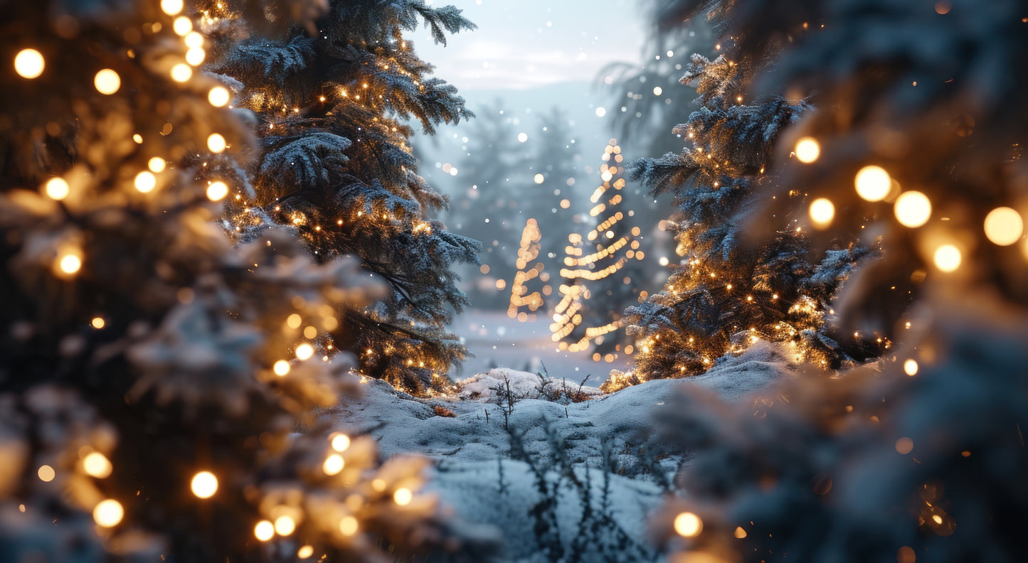 Winter Holiday - White Pine Spruce & Cedarwood 9 oz Soy Candle - Scents of Sicily Collection
