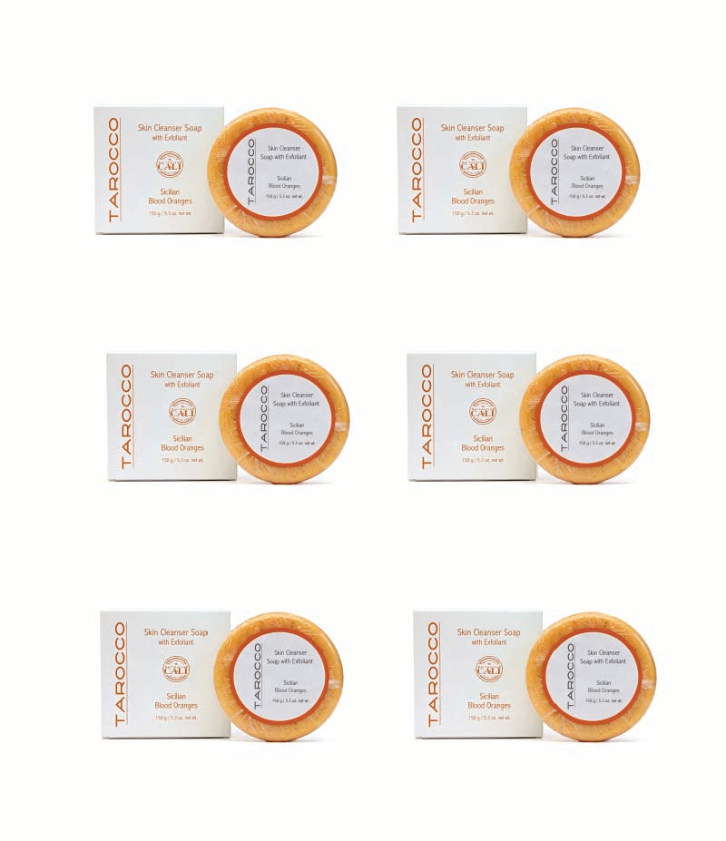 NEW 6 PACK - Tarocco Skin Cleanser 150 g - 5.3 oz (with exfoliate)