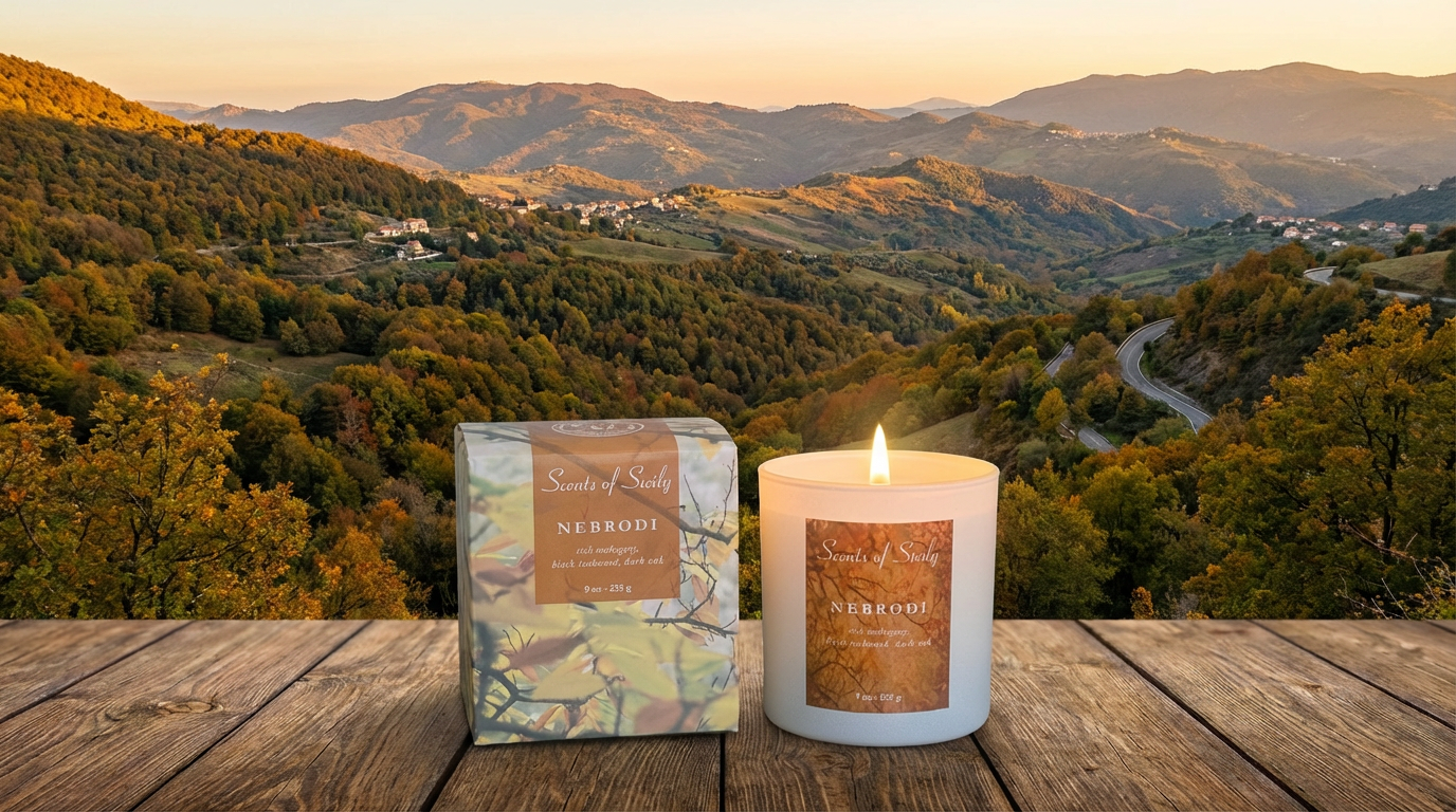 NEBRODI - 9 oz Candle (Seasons of Sicily) Signature Fall Scent