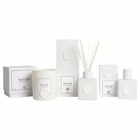 Alicudi - 9 oz candle (white sage, lavender)