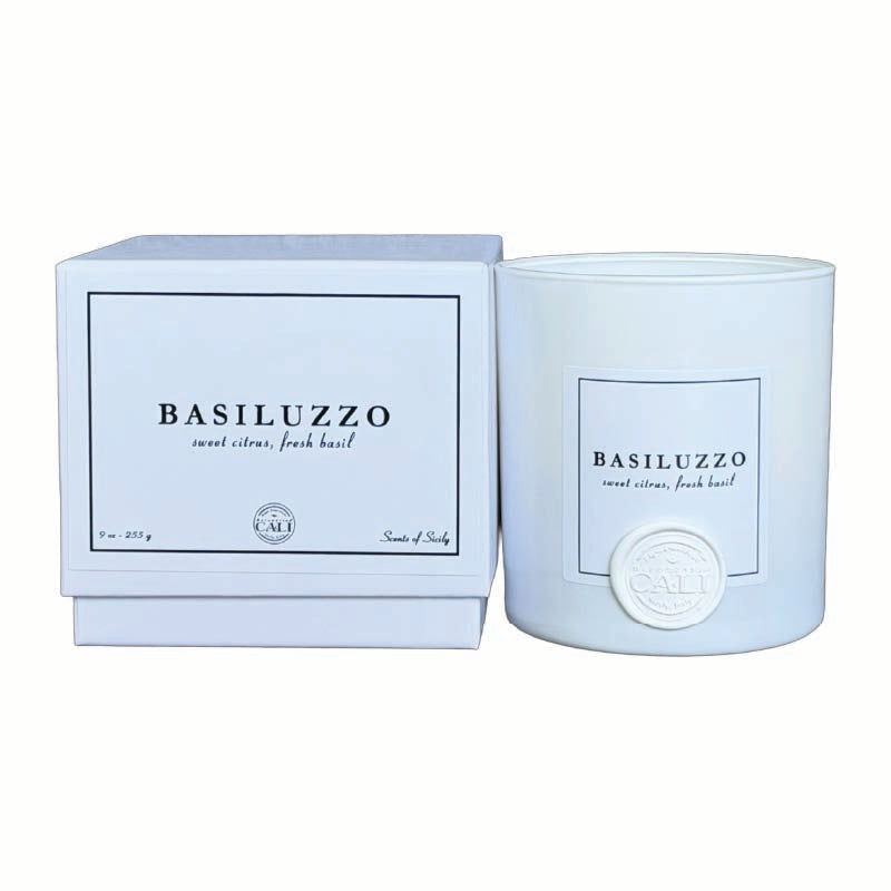 Basiluzzo - 9 oz candle (sweet citrus, fresh basil)