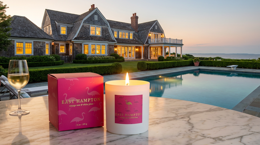 East Hampton - Coastal Living 9 oz candle (orange zest & white plum)