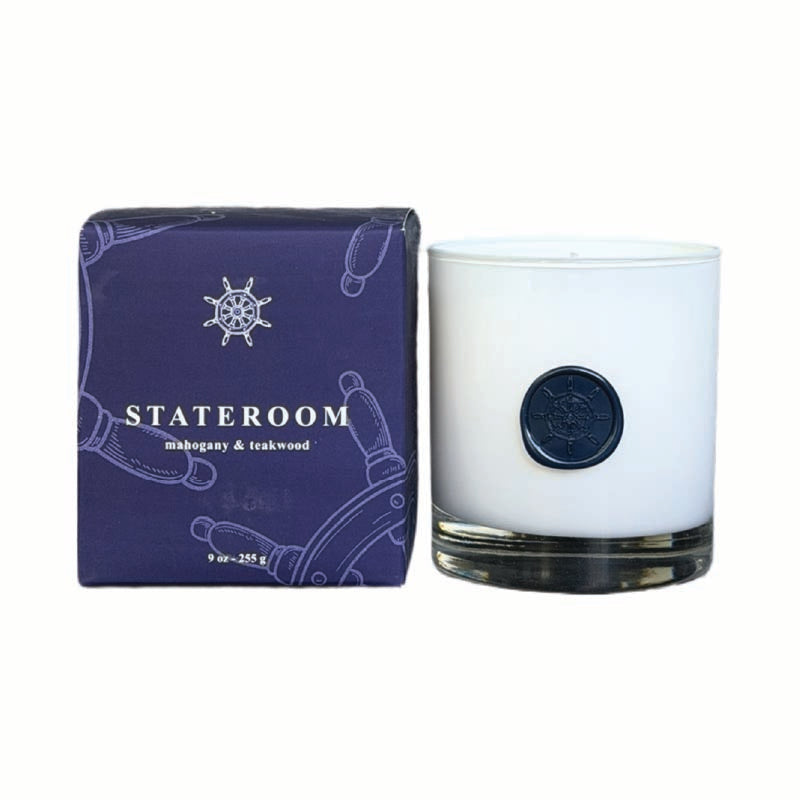 STATEROOM - Yacht Life 9 oz candle (mahogany & teakwood)