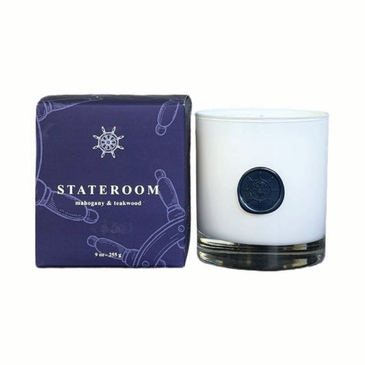 STATEROOM - Yacht Life 9 oz candle (mahogany & teakwood)