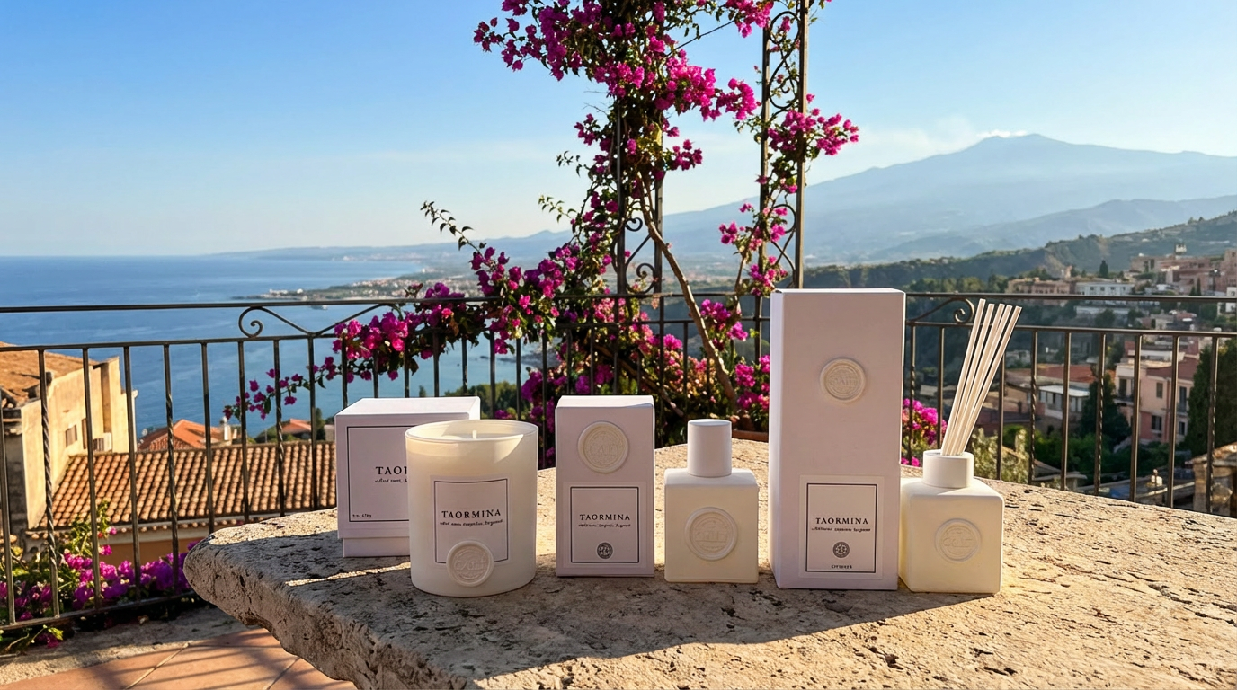 Taromina - Home Fragrance (velvet moss, tangerine, bergamot)