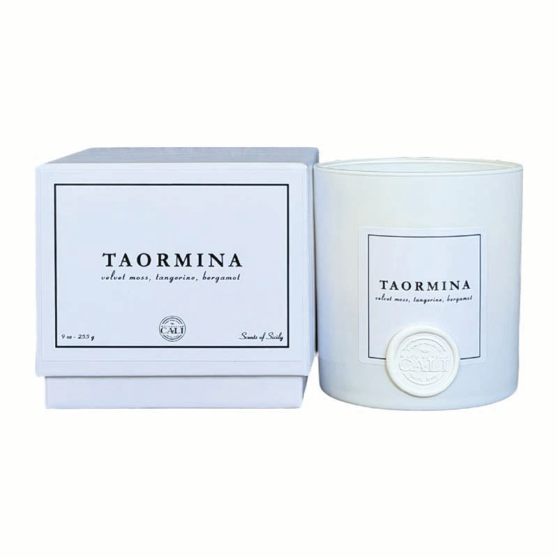 Taromina - 9 oz candle (velvet moss, tangerine, bergamot)