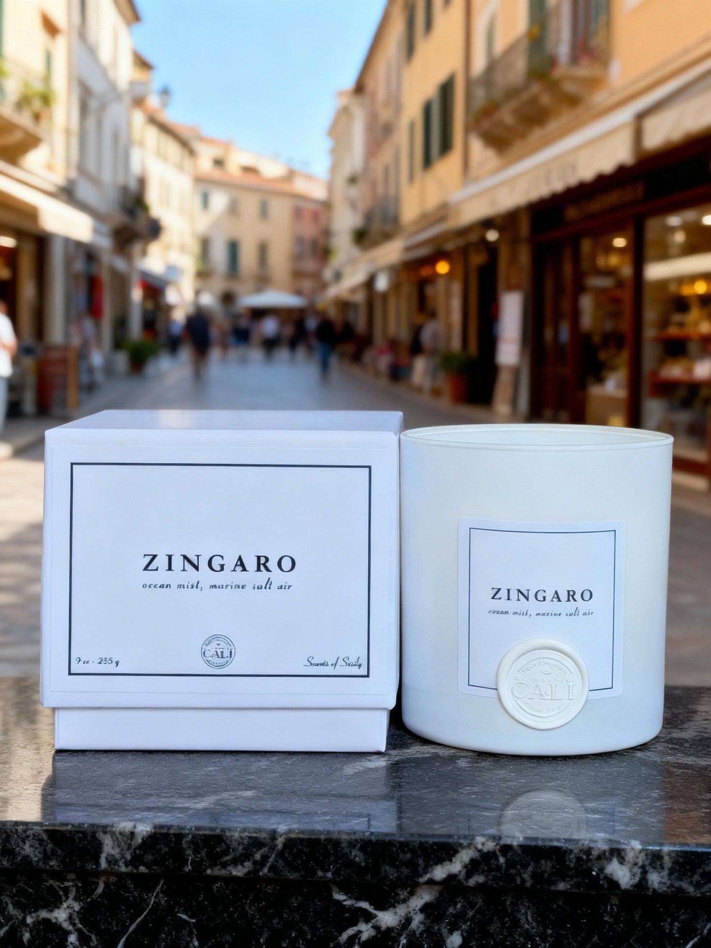 Zingaro - 9 oz candle (ocean mist, marine salt air)