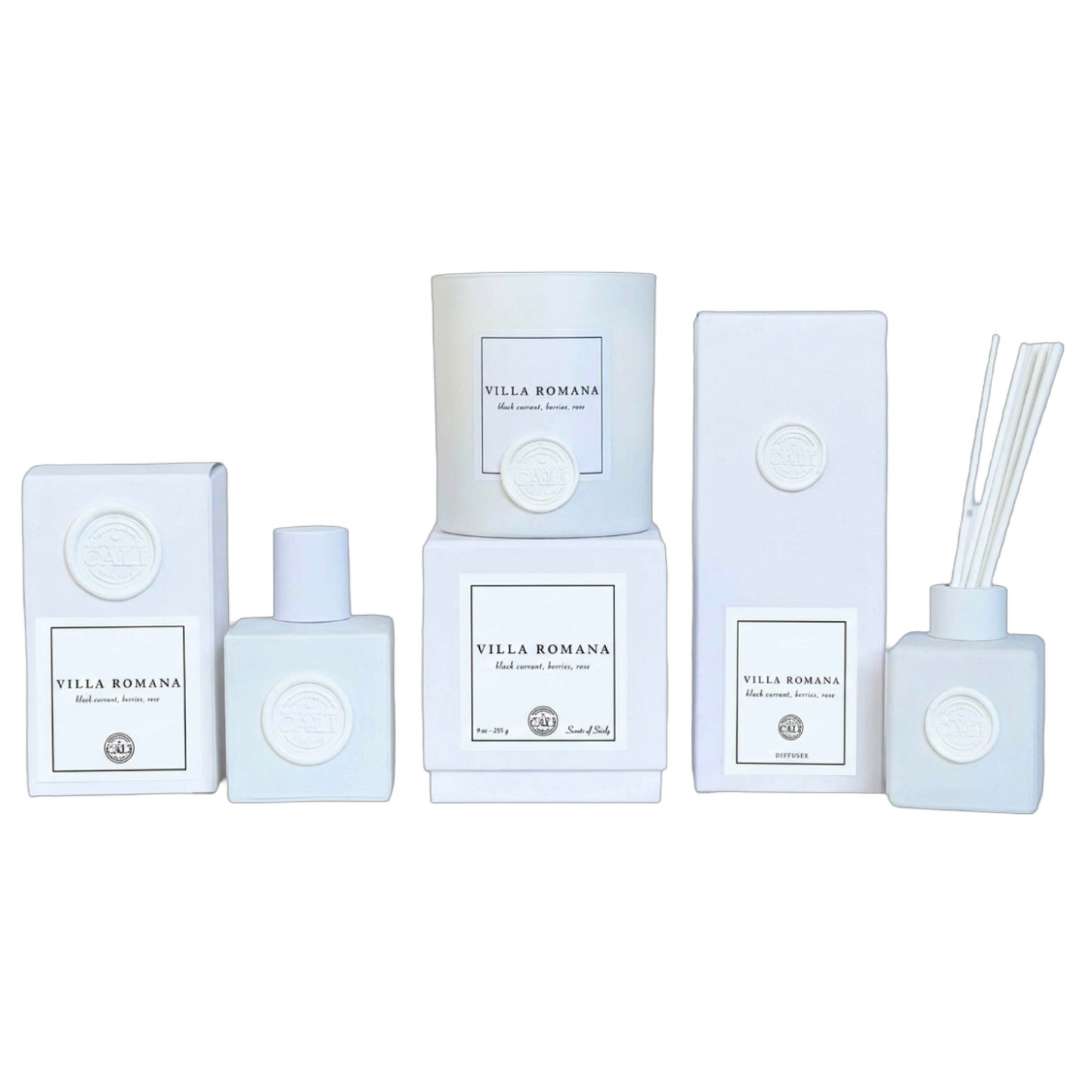 Villa Romana - Diffuser (black currant, berries, rose)