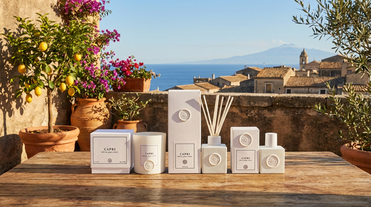Capri - 9 oz candle (white tea, ginger, armoise)