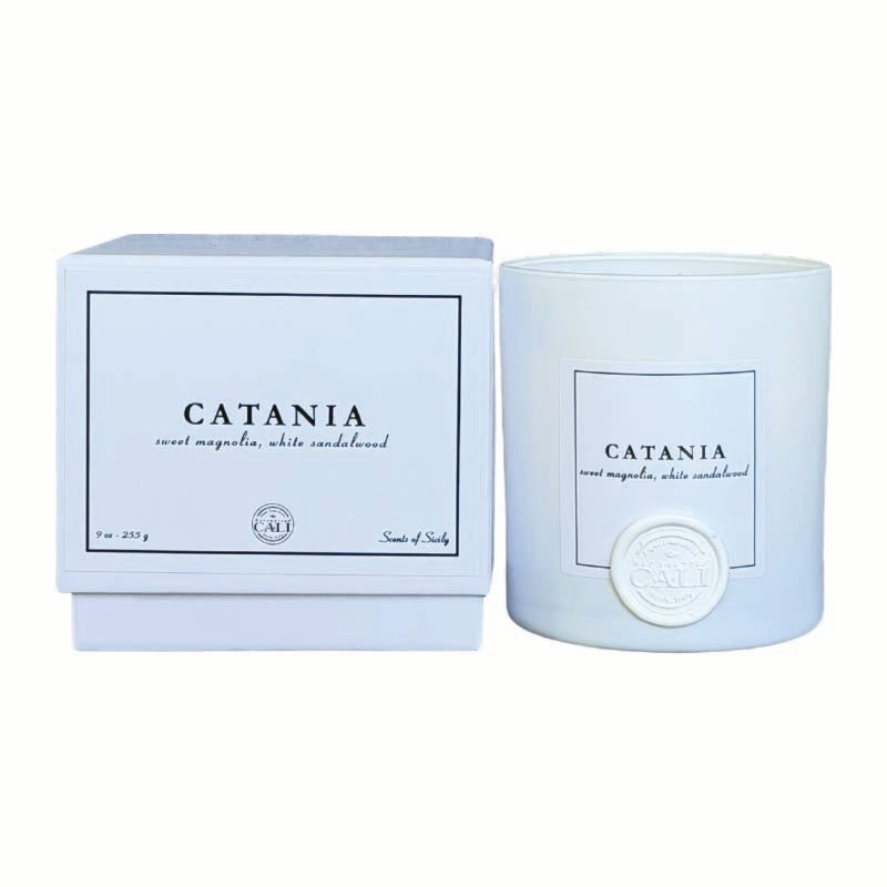 Catania - 9 oz candle (sweet magnolia, white sandalwood)