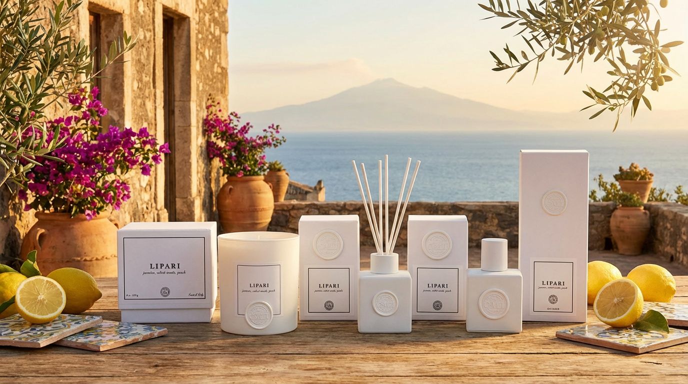 Lipari - Diffuser (jasmine, velvet woods, peach)
