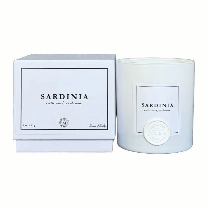 Sardinia - 9 oz candle (exotic woods, cardamom)