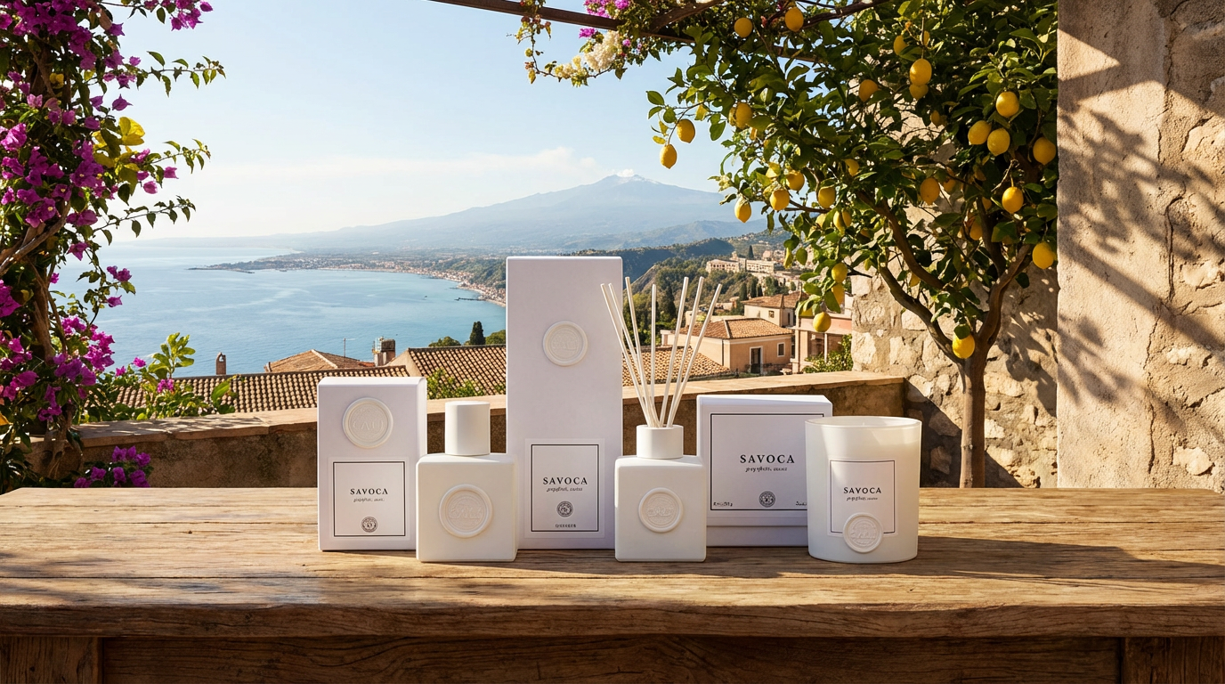 Savoca - 9 oz candle (grapefruit, cassis)