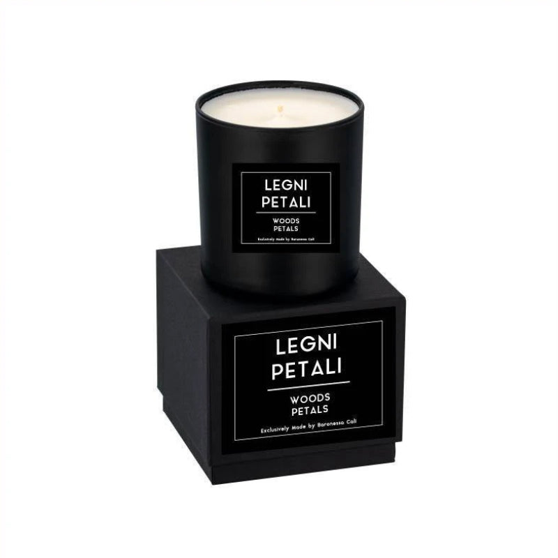 Linea Lusso Collection - 9 oz soy candle - Woods and Petals